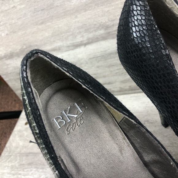 BKE reptile print platform pumps - Picture 3 of 7